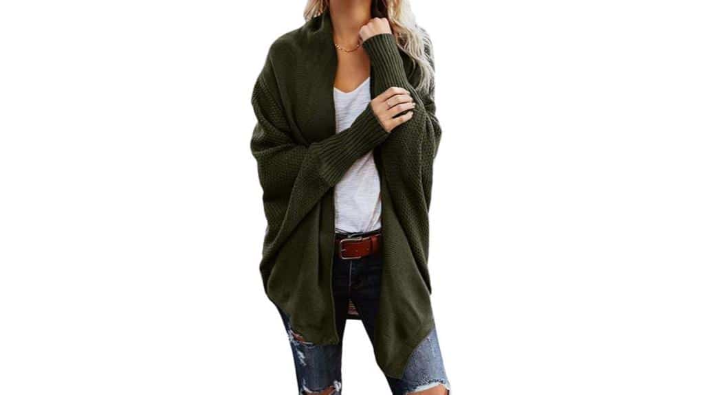 Onsoyours Damen Grob Gestrickter Cardigan Rezension 2 Bewertung eines klobigen Strickcardigan