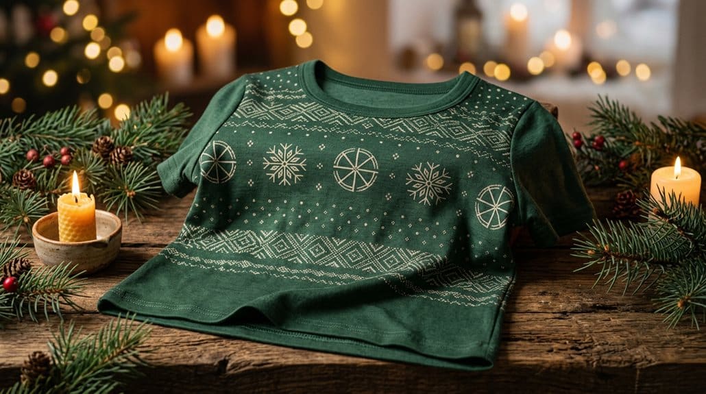 Damen-T-Shirt Julfest Wintersonnenwende Nordisch Jól 4 Baumwolle, hergestellt in Deutschland, einfach