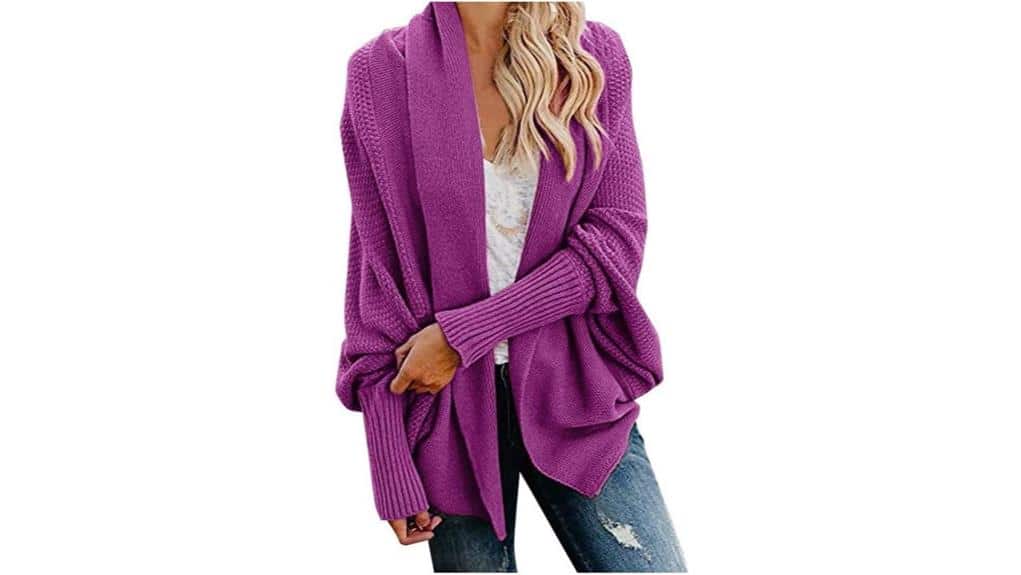 Cardigan Damen Langer Strickmantel 2 Lange Damen-Strickjacke