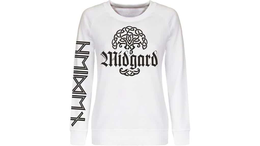 SONS of ODIN Midgard Vegvisir Damen Pullover Sweatshirt 2 nordisch inspiriertes Damen-Sweatshirt Bewertung