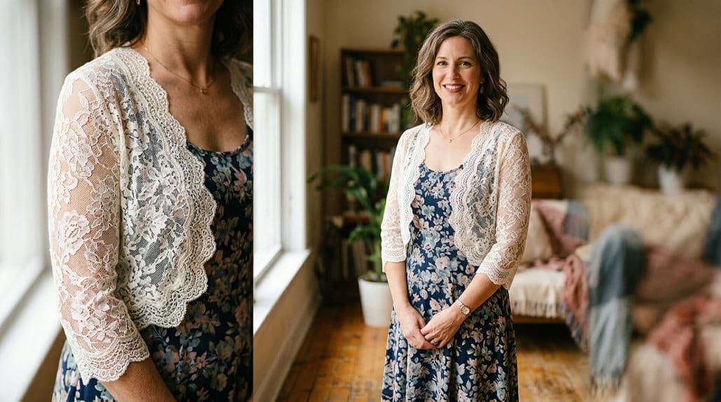 Janisramone Damen Langarm Bolero Shrug Cardigan Top 3 praktische vielseitige Achselzucken-Lösung