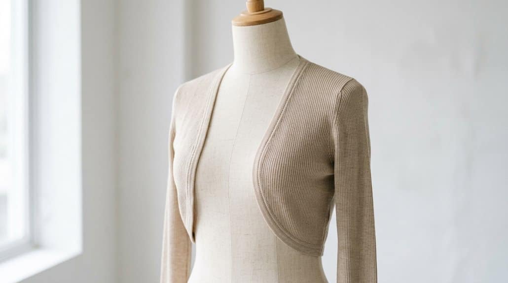 Janisramone Damen Langarm Bolero Shrug Cardigan Top 4 weiches Stretch-Viskose-Pullover