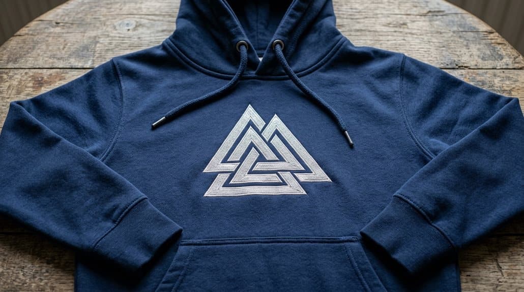 Asgard In Odin We Trust Damen-Hoodie Wikinger Schildmaid 4 dicker Baumwoll-Polyester-Mix-Hoodie