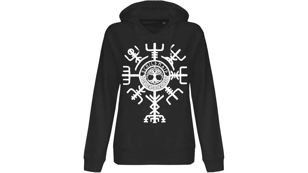 Damen Schildmaid Hoodie Freya Walküre Mythologie Wikinger Odin 2 Walküre Freya Wikinger Hoodie