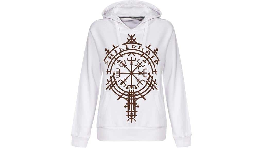 Shieldmaid Hoodie Lagertha Nordische Göttin Walhalla Odin Damen Hoodie 2 Wikinger-Göttin Lagertha Hoodie
