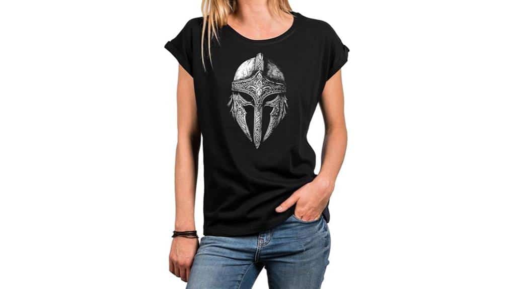 MAKAYA Damen-Shirt mit Wikinger-Motiven 2 Bewertung eines Wikinger-Themen-Shirts für Frauen