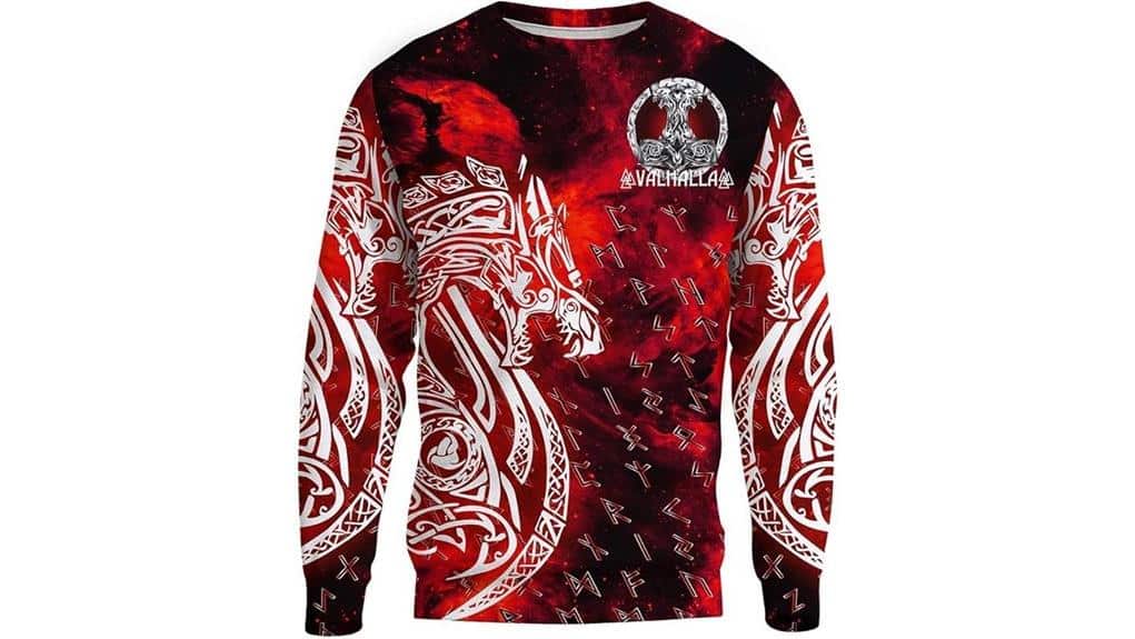 Viking Thor’s Hammer Schlangen Tattoo Hoodie 2 Wikinger Thors Hammer Schlange