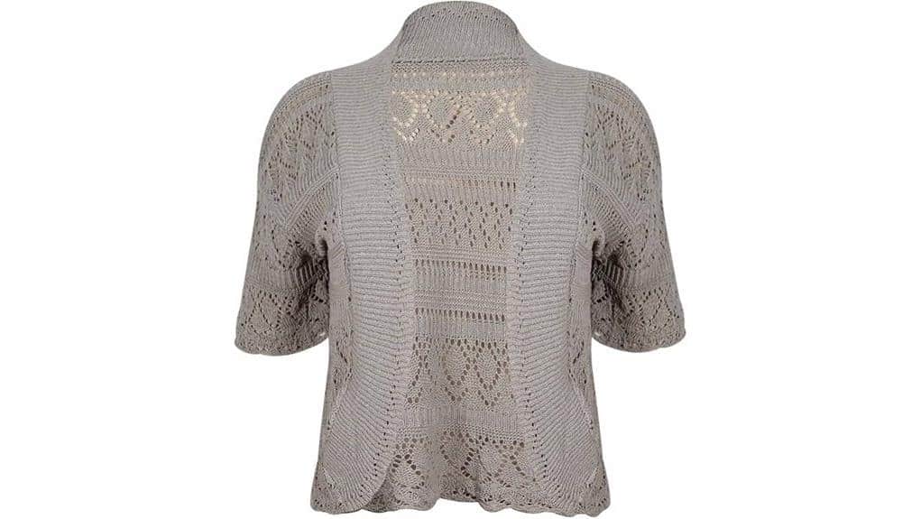 Damen Häkel-Strick Schrug 2 Bewertung eines gehäkelten Strickschrugs für Damen