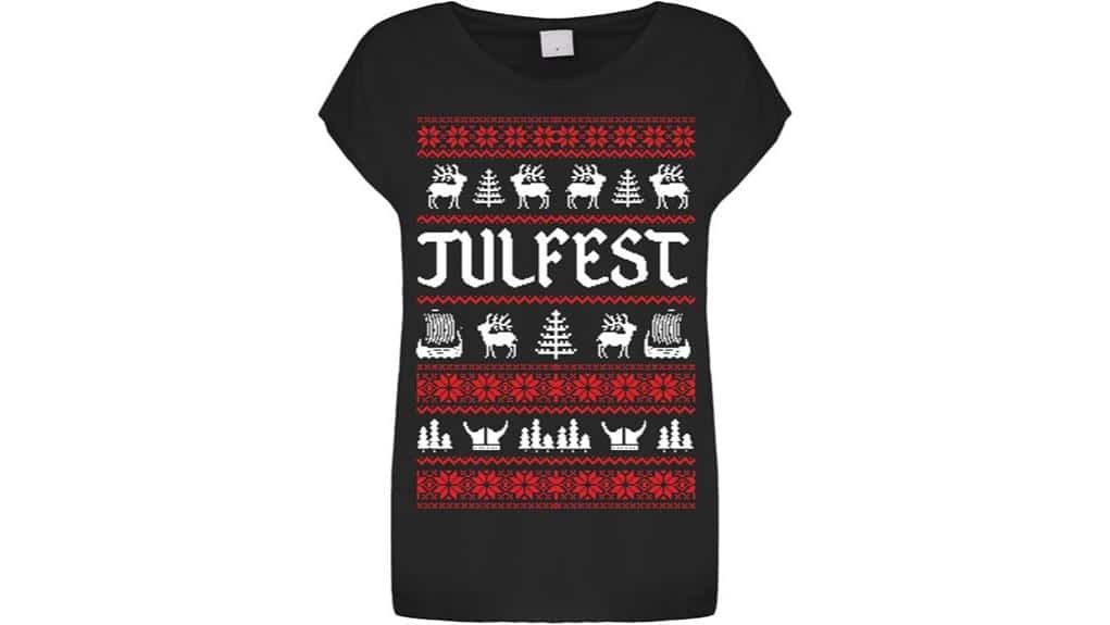 Damen-T-Shirt Julfest Wintersonnenwende Nordisch Jól 2 Damen Yule Wintersonnenwende T-Shirt