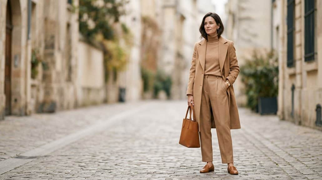 Der Moment, wenn ein Outfit zusammenkommt 3 ausgewogenes ruhiges Outfit Harmonie