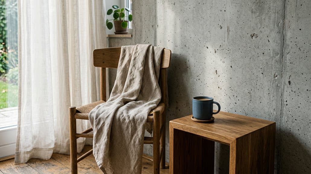 Drei Farben, die immer zusammenpassen 3 ruhige, harmonische, neutrale Farbpalette