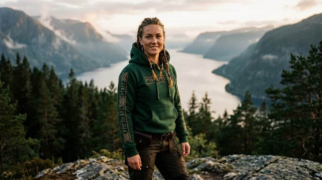 Shieldmaid Hoodie Lagertha Nordische Göttin Walhalla Odin 3 nordischer müheloser zeitloser persönlicher Stil