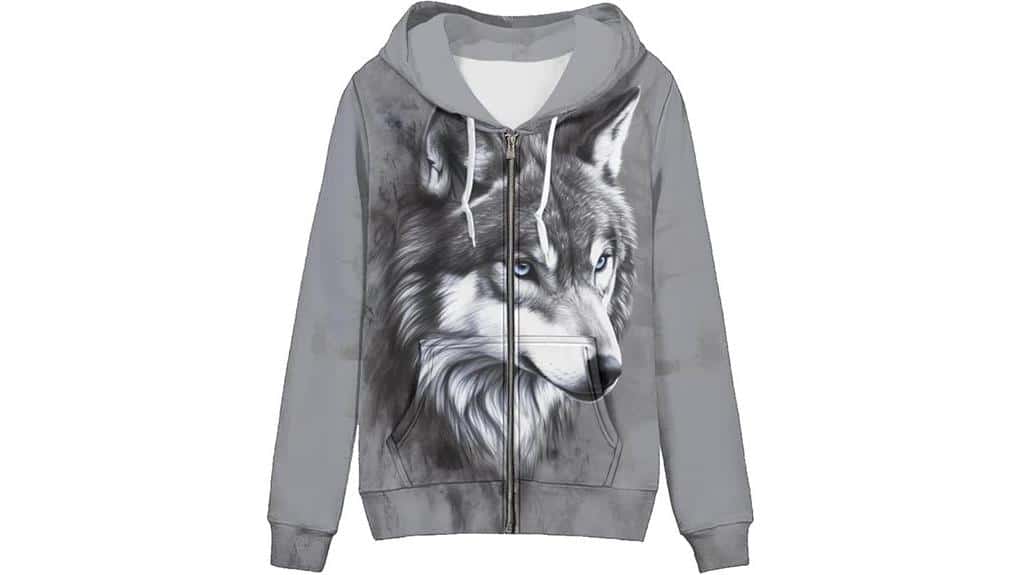 Damen-Übergröße Zip-Up-Hoodie Lässiger Pullover Strickjacke 2 Übergroßer Hoodie mit Reißverschluss