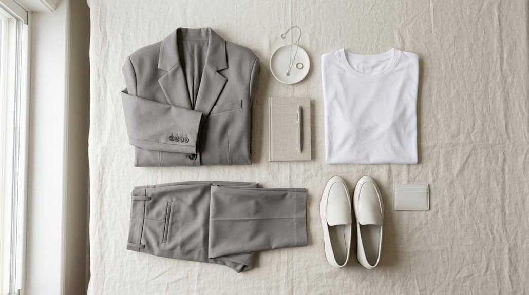 Warum einfache Kombinationen oft die besten sind 3 Drei-Farben-minimalistisches Outfit-System