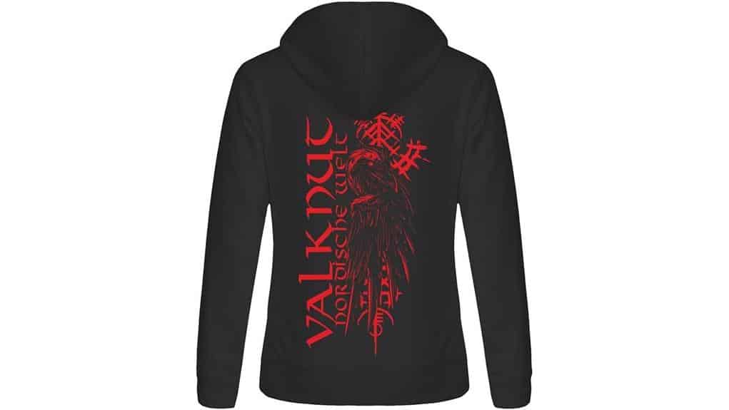 Valknut Damen-Jacke mit Kapuze Nordic Raven 2 Valknut Hoodie Damen Jacke Bewertung