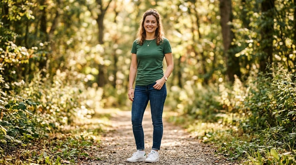 Damen-T-Shirt „Nature Is My Spirit vielseitiger alltäglicher geschichteter nautischer Look